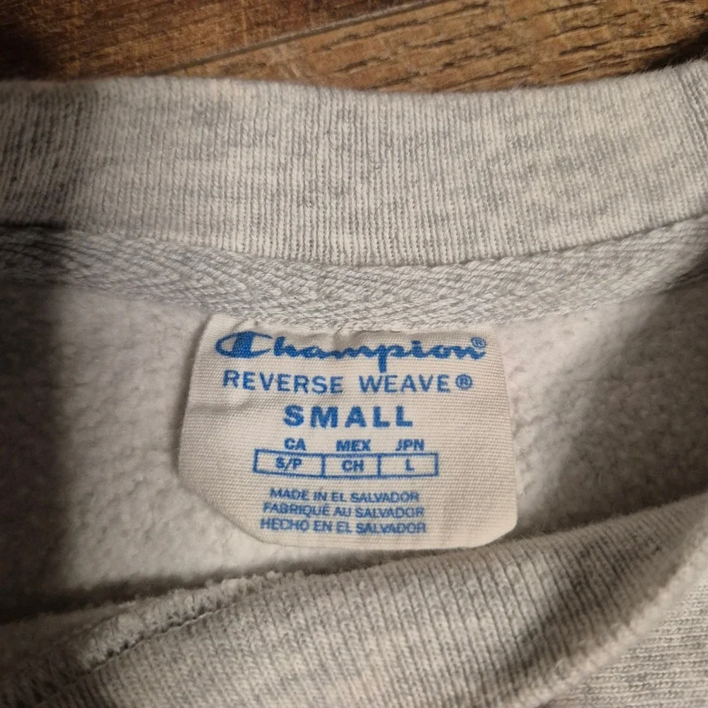 Vintage Penn State Sweatshirt Womens Small Gray Champion Reverse Weave - Picture 5 of 11